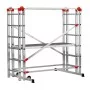 Kopėčios G60 iš aliuminio, 2x12 laiptelių Pastoliai G60 / aliuminis / 2x12 pakopų