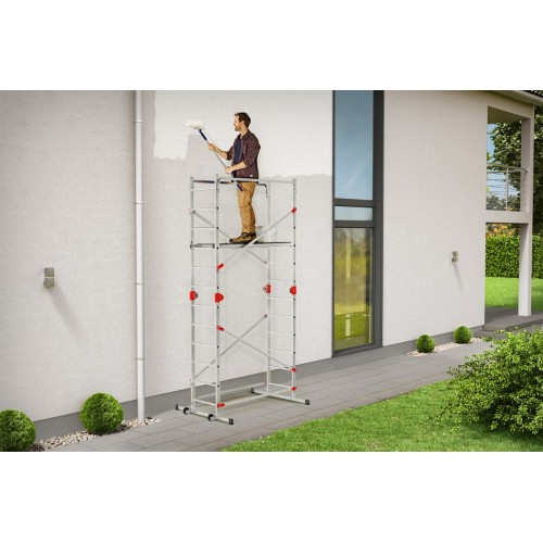 Sastatnes G60 / alumīnija / 2x12 pakāpieni Sastatnes G60 / alumīnija / 2x12 pakāpieni