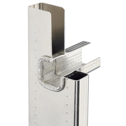 Kāpnes S60 ProfiStep uno / alumīnija / 1x9 pakāpieni