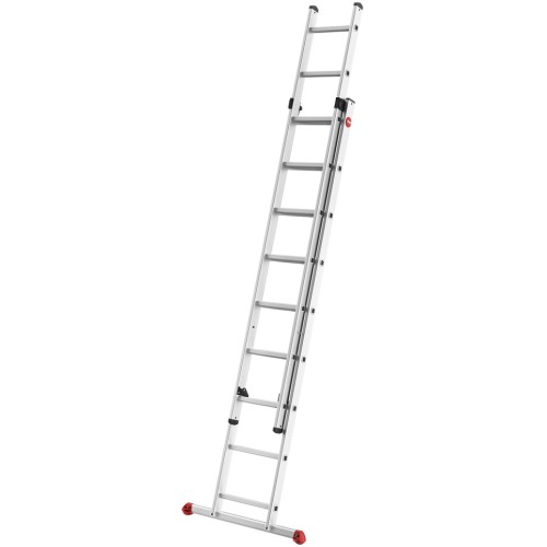 Kāpnes S80 ProfiStep duo / alumīnija / 2x9 pakāpieni Kāpnes S80 ProfiStep duo / alumīnija / 2x9 pakāpieni