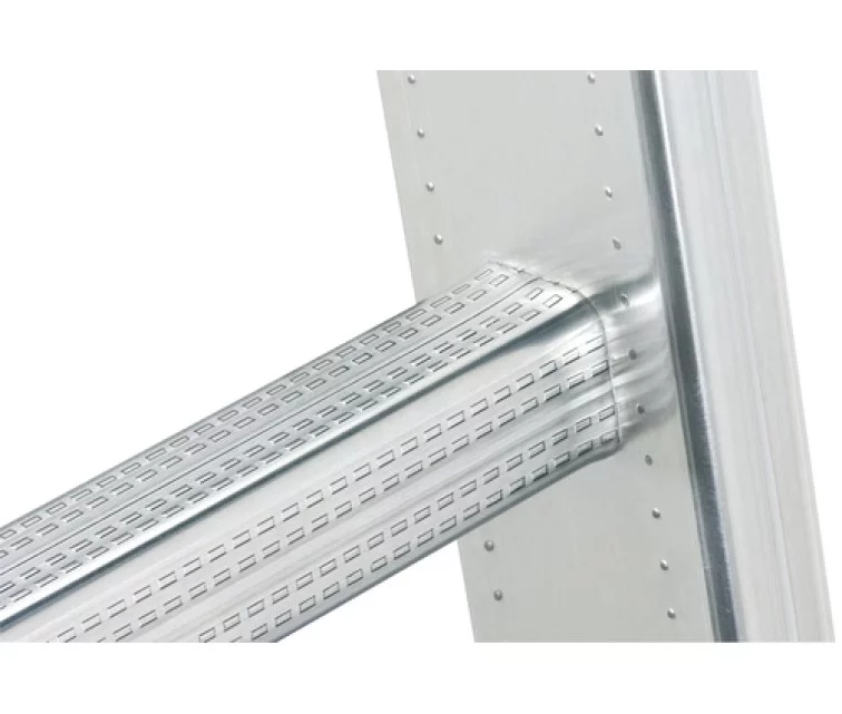 Kāpnes S80 ProfiStep duo / alumīnija / 2x9 pakāpieni Kāpnes S80 ProfiStep duo / alumīnija / 2x9 pakāpieni