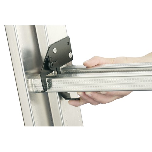 Kāpnes S80 ProfiStep duo / alumīnija / 2x9 pakāpieni