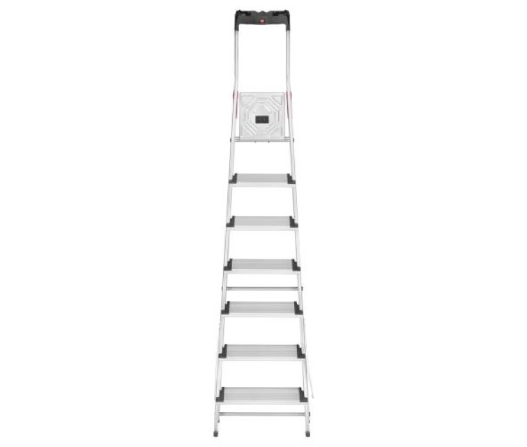 Household ladder L80 ComfortLine / aluminium / 7 steps