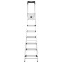 Household ladder L80 ComfortLine / aluminium / 7 steps