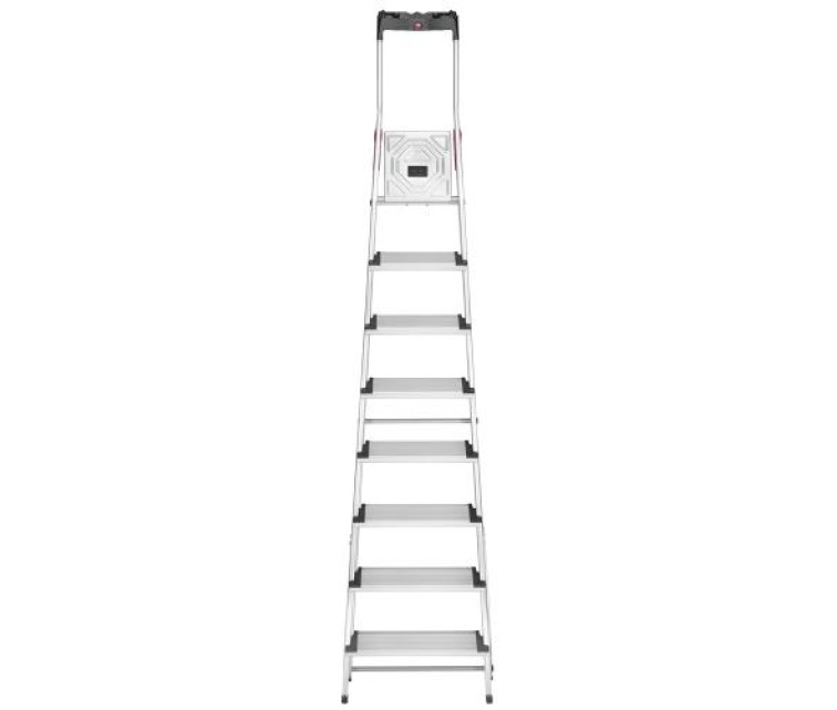 Household ladder L80 ComfortLine / aluminium / 8 steps