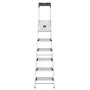 Household ladder L80 ComfortLine / aluminium / 6 steps