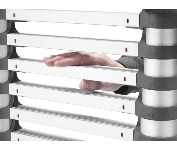 Telescopic ladder T80 FlexLine / aluminium / 9 steps Telescopic ladder T80 FlexLine / aluminium / 9 steps