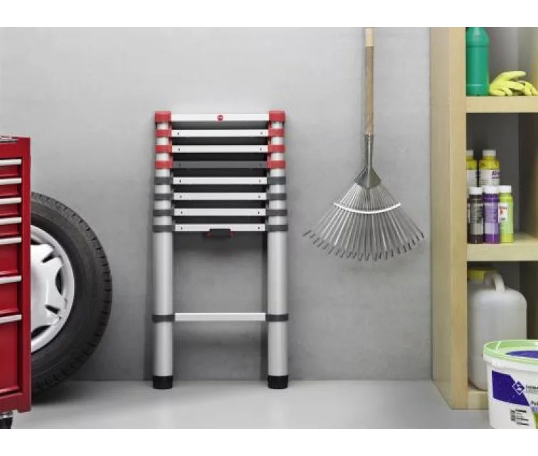 Telescopic ladder T80 FlexLine / aluminium / 9 steps Telescopic ladder T80 FlexLine / aluminium / 9 steps