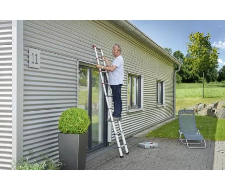 Telescopic ladder T80 FlexLine / aluminium / 9 steps Telescopic ladder T80 FlexLine / aluminium / 9 steps