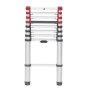 Telescopic ladder T80 FlexLine / aluminium / 9 steps