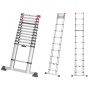 Telescopic ladder T80 FlexLine / aluminium / 9 steps