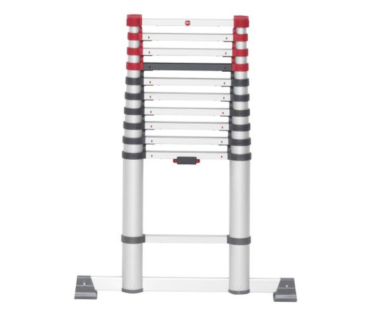 Telescopic ladder T80 FlexLine / aluminium / 11 steps