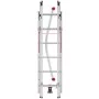 Combination stairs S100 Hailo ProfiLOT / aluminium / 2x6+1x5 steps Combination stairs S100 Hailo ProfiLOT / aluminium / 2x6+1x5 steps