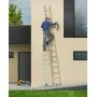 Combination stairs S100 Hailo ProfiLOT / aluminium / 2x6+1x5 steps Combination stairs S100 Hailo ProfiLOT / aluminium / 2x6+1x5 steps