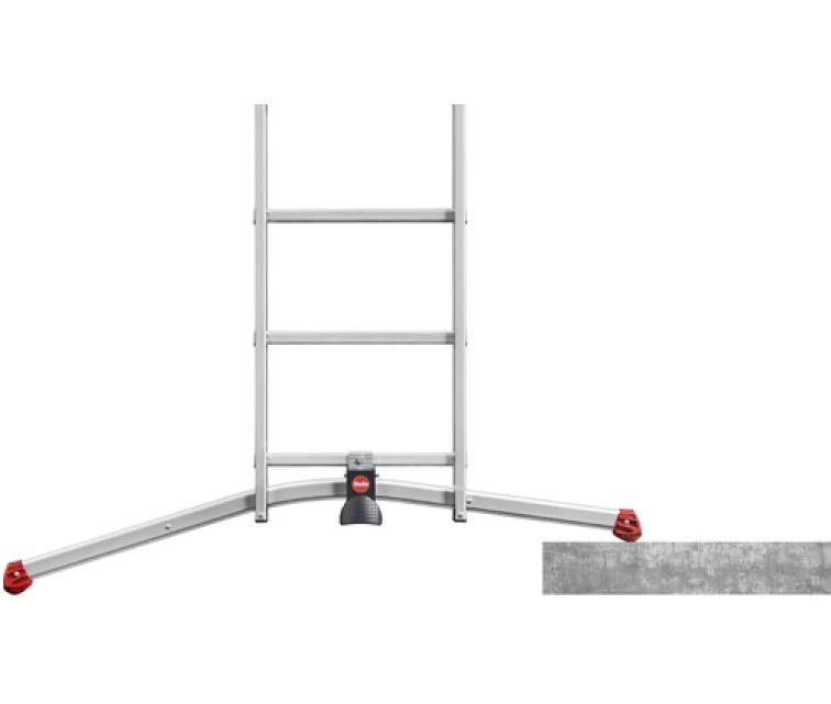 Kombineeritud redel S100 Hailo ProfiLOT / alumiinium / 2x9 + 1x8 astet Kombineeritud redel S100 Hailo ProfiLOT / alumiinium / 2x9 + 1x8 astet