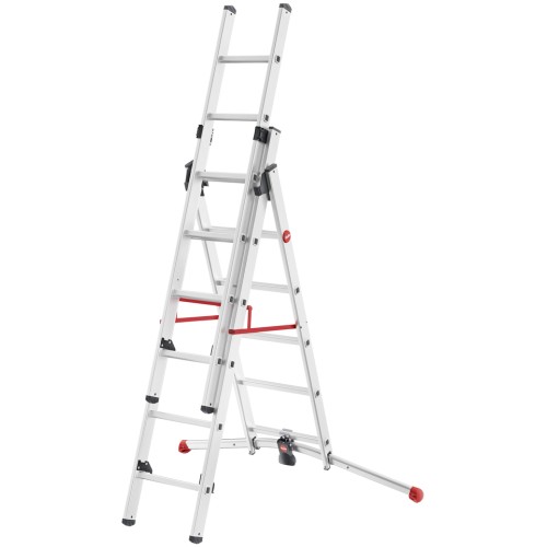 Kāpnes kombinējamās S100 Hailo ProfiLOT / alumīnija / 2x9+1x8 pakāpieni Kāpnes kombinējamās S100 Hailo ProfiLOT / alumīnija / 2x9+1x8 pakāpieni