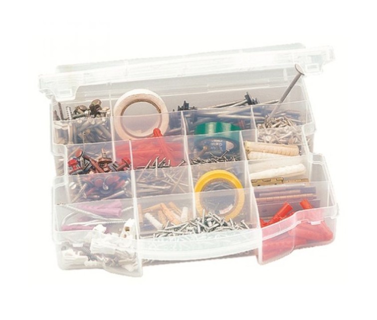 Box of 17 compartments 26,4x26,7x7,1cm