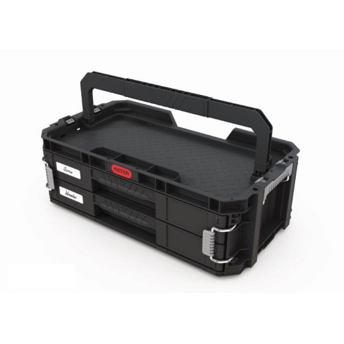 Instrumentu lāde Connect ar 2 atvilktnēm Drawers 54,2x30,9x18,4cm Instrumentu lāde Connect ar 2 atvilktnēm Drawers 54,2x30,9x18,4cm