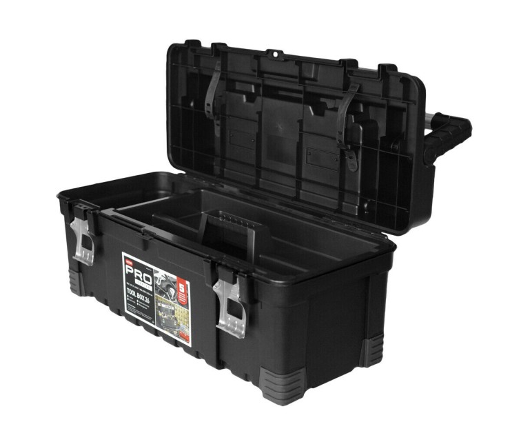 Tool Box with Organiser Hawk Tool Box 26 66x28,7x26,6cm