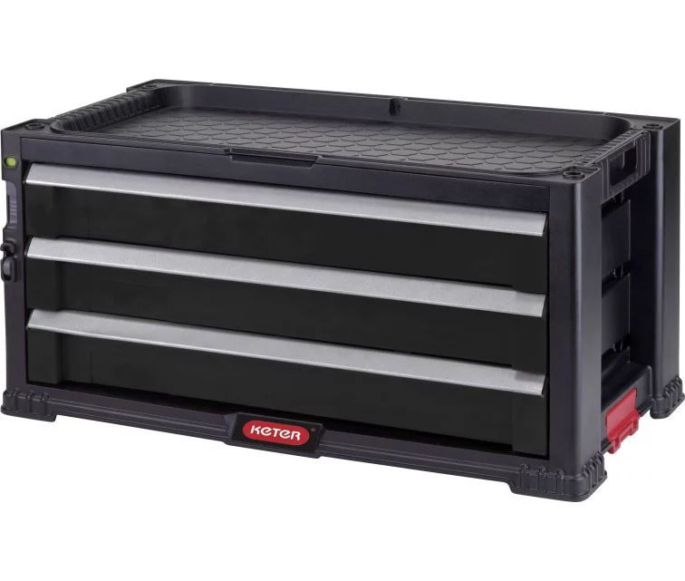 Tool Chest with 3 Drawers Drawers Tool Chest 56,2x28,9x26,2cm Tool Chest with 3 Drawers Drawers Tool Chest 56,2x28,9x26,2cm