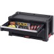 Instrumentu lāde ar 3 atviktnēm Drawers Tool Chest 56,2x28,9x26,2cm Instrumentu lāde ar 3 atviktnēm Drawers Tool Chest 56,2x28,9x26,2cm