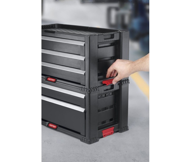 Tool Chest with 3 Drawers Drawers Tool Chest 56,2x28,9x26,2cm