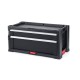Instrumentu lāde ar 2 atviktnēm Drawers Tool Chest 56,2x28,9x26,2cm Instrumentu lāde ar 2 atviktnēm Drawers Tool Chest 56,2x28,9x26,2cm
