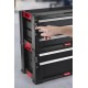 Instrumentu lāde ar 2 atviktnēm Drawers Tool Chest 56,2x28,9x26,2cm Instrumentu lāde ar 2 atviktnēm Drawers Tool Chest 56,2x28,9x26,2cm