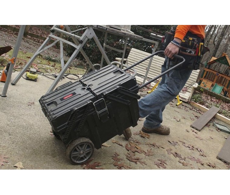 Instrumentu kaste uz riteņiem Cantilever Mobile Cart Job Box 64,6x37,3x41cm