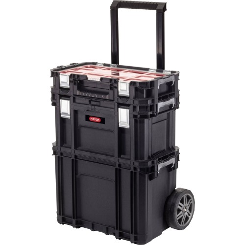 Instrumentu kastu komplekts uz riteņiem Connect Rolling Work Shop Set 56,5x37,3x70cm Instrumentu kastu komplekts uz riteņiem Connect Rolling Work Shop Set 56,5x37,3x70cm