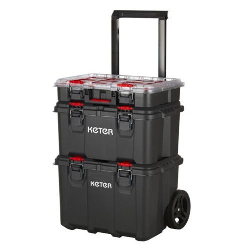 Instrumentu kastu komplekts uz riteņiem Stack'N'Roll Mobile System 52,5x41,1x69,4cm Instrumentu kastu komplekts uz riteņiem Stack'N'Roll Mobile System 52,5x41,1x69,4cm