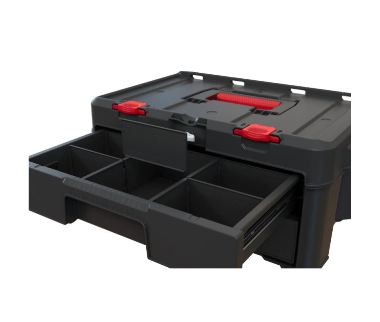 Tool box with 2 drawers StackNRoll 2 Drawers 48,1x33,2x23,3cm