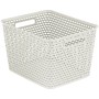 Groziņš Your Style L 35x30x22cm krēmkrāsā Groziņš Your Style L 35x30x22cm krēmkrāsā