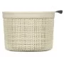 Basket with lid Jute round 2L Ø17x13cm cream Basket with lid Jute round 2L Ø17x13cm cream