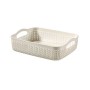 Basket Knit A5 26x20x7cm white