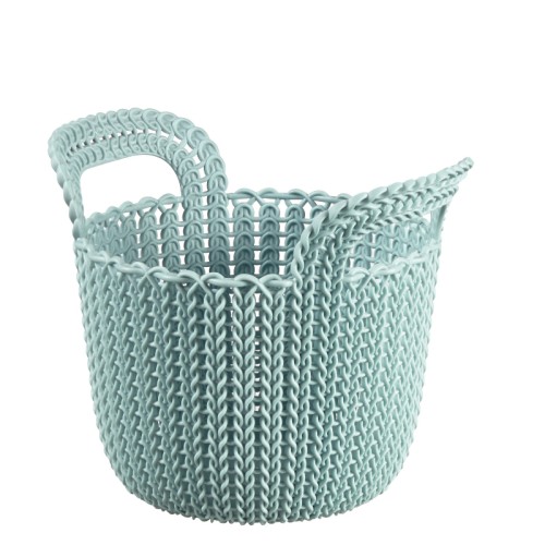 Grozs Knit XS apaļš 3L 23x19x19cm zils Grozs Knit XS apaļš 3L 23x19x19cm zils
