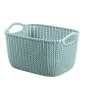 Korv kootud Curver KNIT, 30x22x17 cm, sinine Korv kootud Curver KNIT, 30x22x17 cm, sinine
