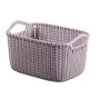Grozs Knit XS taisnstūris 3L 25x18x14cm gaiši violets Grozs Knit XS taisnstūris 3L 25x18x14cm gaiši violets