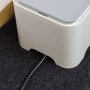 Box with lid for hiding cables E-Box M 36x14x12cm white/grey