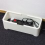 Kaste ar vāku vadu paslēpšanai E-Box M 36x14x12cm balta/pelēka Kaste ar vāku vadu paslēpšanai E-Box M 36x14x12cm balta/pelēka