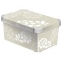 Box with lid Deco Stockholm S 29,5x19,5x13,5cm Romance