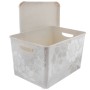 Box with lid Deco Stockholm L 39,5x29,5x23,5cm Romance