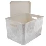 Dėžutė su dangteliu ir rankena Deco Stockholm L 39,5x29,5x23,5cm Romance