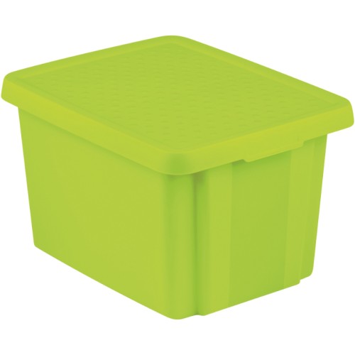 Box with lid Essentials 26L 34x44x27cm green Box with lid Essentials 26L 34x44x27cm green