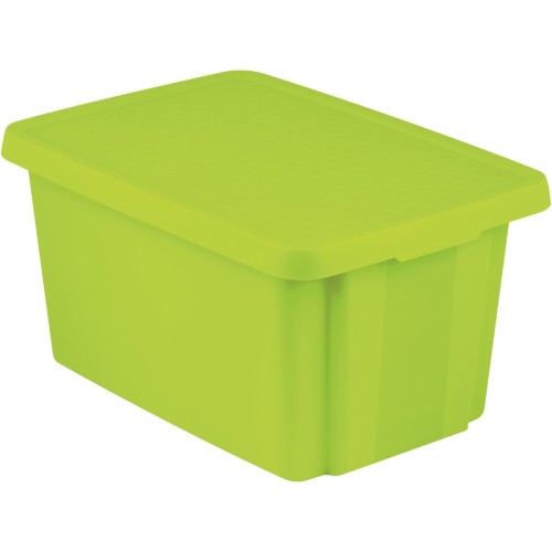 Kaste ar vāku Essentials 45L 40x57x30cm zaļa Kaste ar vāku Essentials 45L 40x57x30cm zaļa