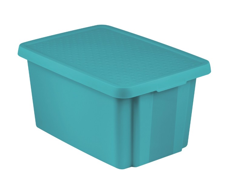 Box with lid Essentials 45L 40x57x30cm blue