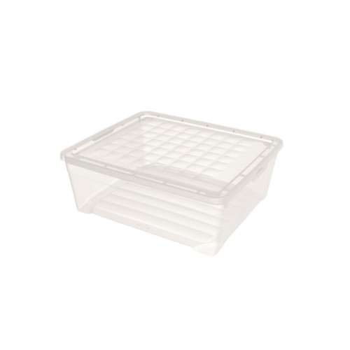 Kaste ar vāku Textile Box 10L 34,2x29,7x12,5cm caurspīdīga Kaste ar vāku Textile Box 10L 34,2x29,7x12,5cm caurspīdīga