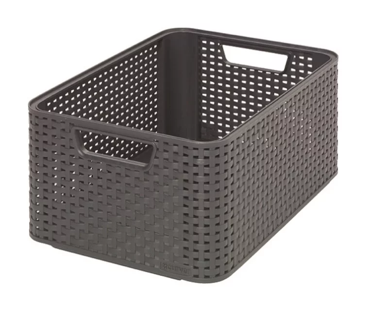 Kaste Style M 38,6x28,7x17cm tumši pelēka Kaste Style M 38,6x28,7x17cm tumši pelēka