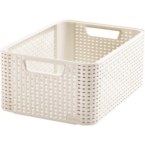 Kaste Style M 38,6x28,7x17cm krēmkrāsā Kaste Style M 38,6x28,7x17cm krēmkrāsā