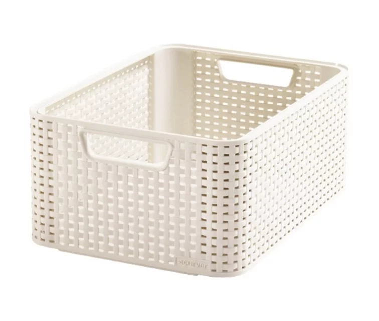 Kaste Style M 38,6x28,7x17cm krēmkrāsā Kaste Style M 38,6x28,7x17cm krēmkrāsā